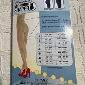 Spanx Hi-Waist Mid-Thigh Shaper in Nude